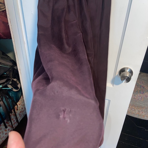 Y2K Fashion Gap Silk Babydoll Slip Dress - Eggplant Purple - Picture 6 of 10